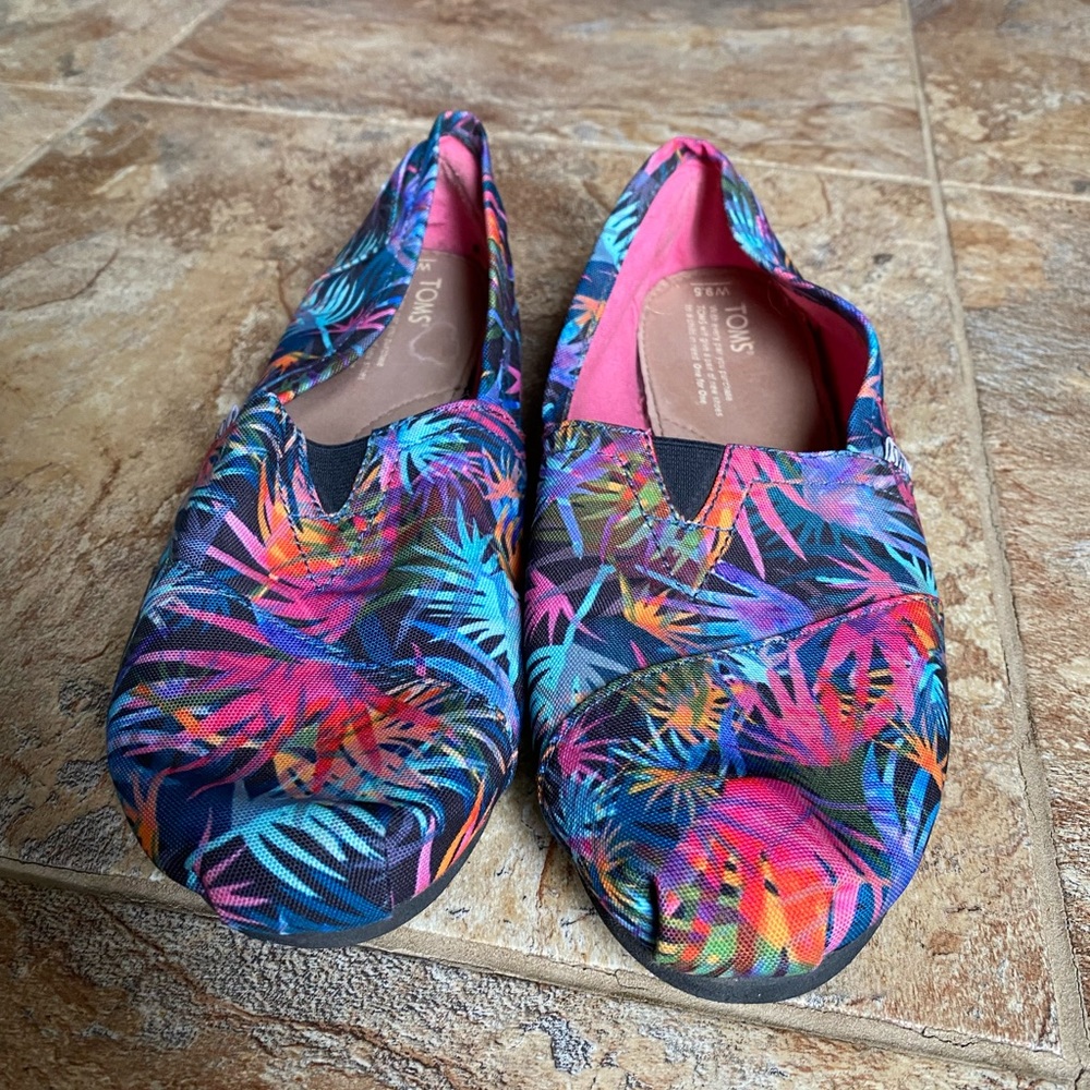 Colourful Tom canvas shoes